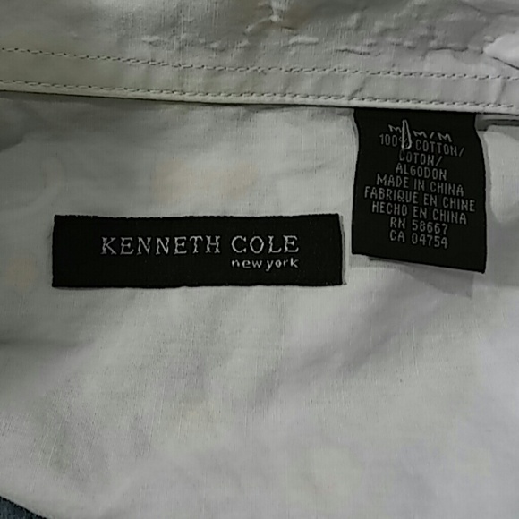 Kenneth Cole Shirt M - Picture 2 of 2